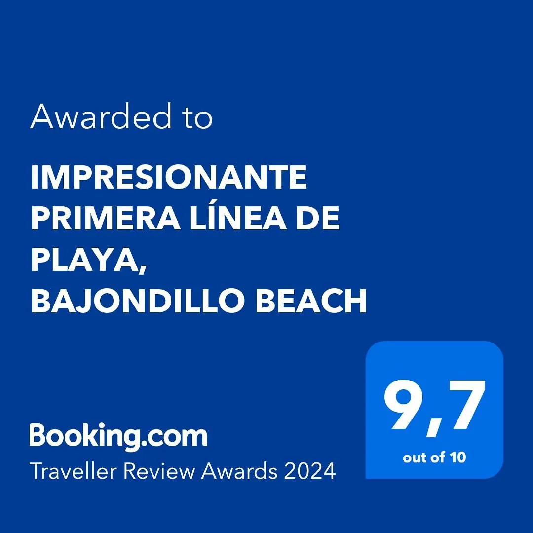 Apartamento Impresionante Primera Línea De Playa, Bajondillo Beach Torremolinos